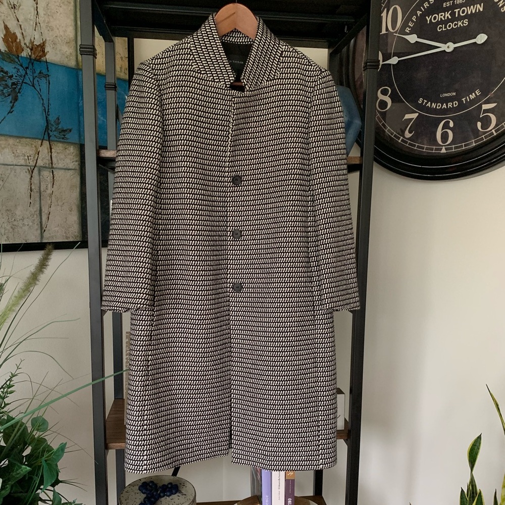 Ann Taylor Plaid Coat